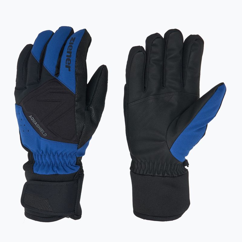 Pánske lyžiarske rukavice ZIENER Gatis Aquashield blue