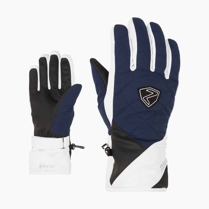 Dámske lyžiarske rukavice ZIENER Kamea GTX dark navy 6