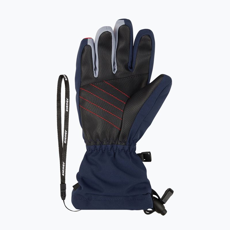 Detské lyžiarske rukavice ZIENER Laval Aquashield AW dark navy 3