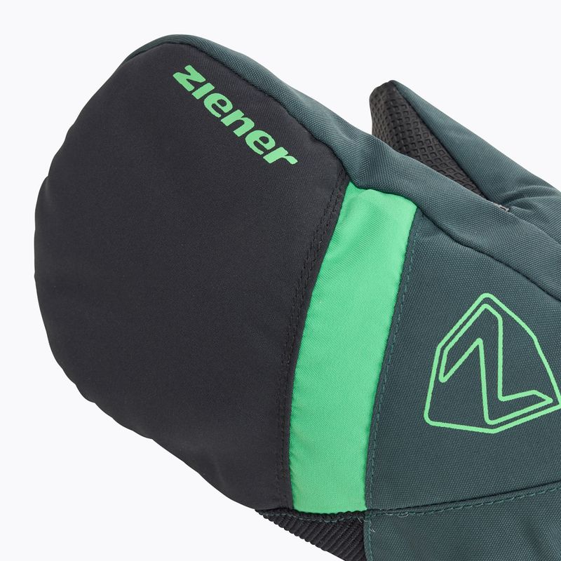 Detské lyžiarske rukavice ZIENER Levin GTX Mitten dark jungle 4