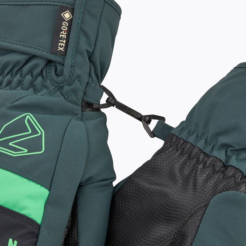 Detské lyžiarske rukavice ZIENER Levin GTX Mitten dark jungle 5