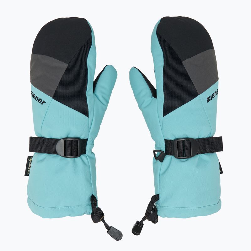 Detské lyžiarske rukavice ZIENER Lanic GTX + Gore Plus Warm Mitten river blue 3