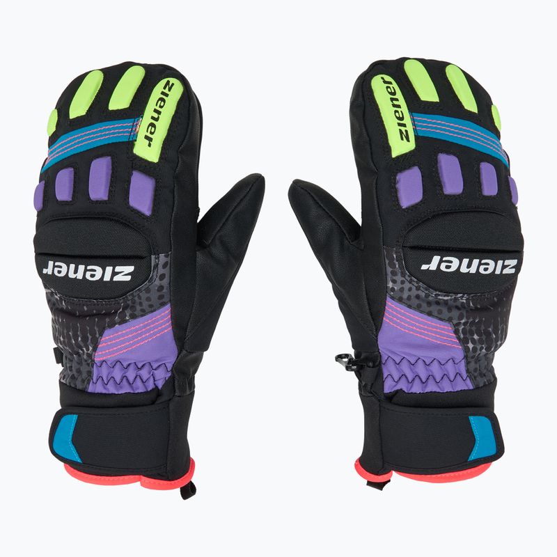 Detské lyžiarske rukavice ZIENER Luron Aquashield PR Mitten multicolor 3