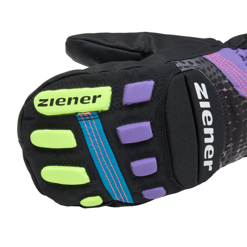Detské lyžiarske rukavice ZIENER Luron Aquashield PR Mitten multicolor 4