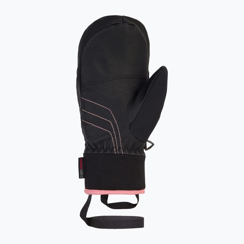 Detské lyžiarske rukavice ZIENER Luron Aquashield PR Mitten black/pink vaňu 3