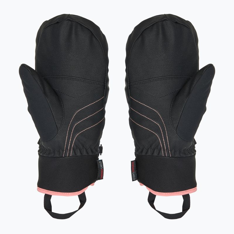 Detské lyžiarske rukavice ZIENER Luron Aquashield PR Mitten black/pink vaňu 2