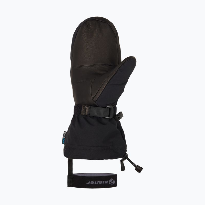 Pánske lyžiarske rukavice ZIENER Gaikus Aquashield AW alpine black 9
