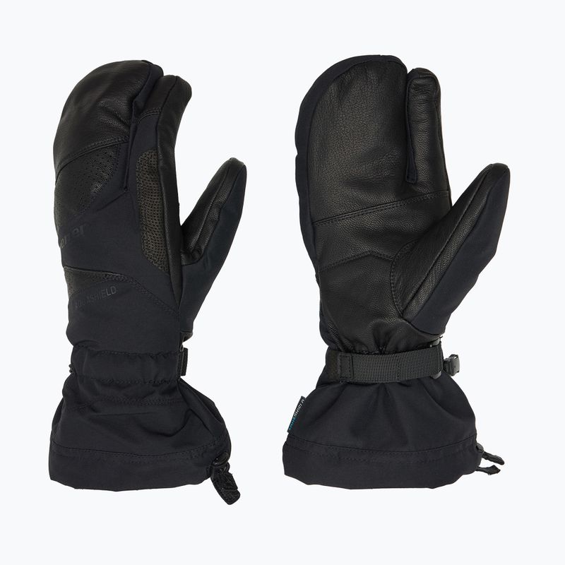 Pánske lyžiarske rukavice ZIENER Gaikuso Aquashield AW Lobster alpine black