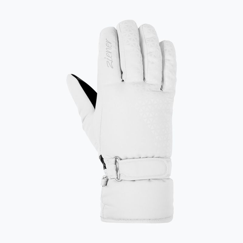 Dámske lyžiarske rukavice ZIENER Kisar Aquashield white 3