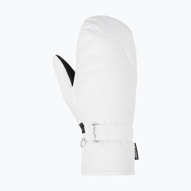 Dámske lyžiarske rukavice ZIENER Kisar Aquashield Mitten white 2