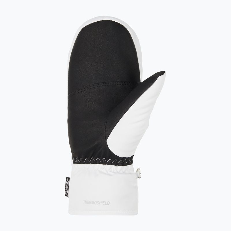 Dámske lyžiarske rukavice ZIENER Kisar Aquashield Mitten white 3