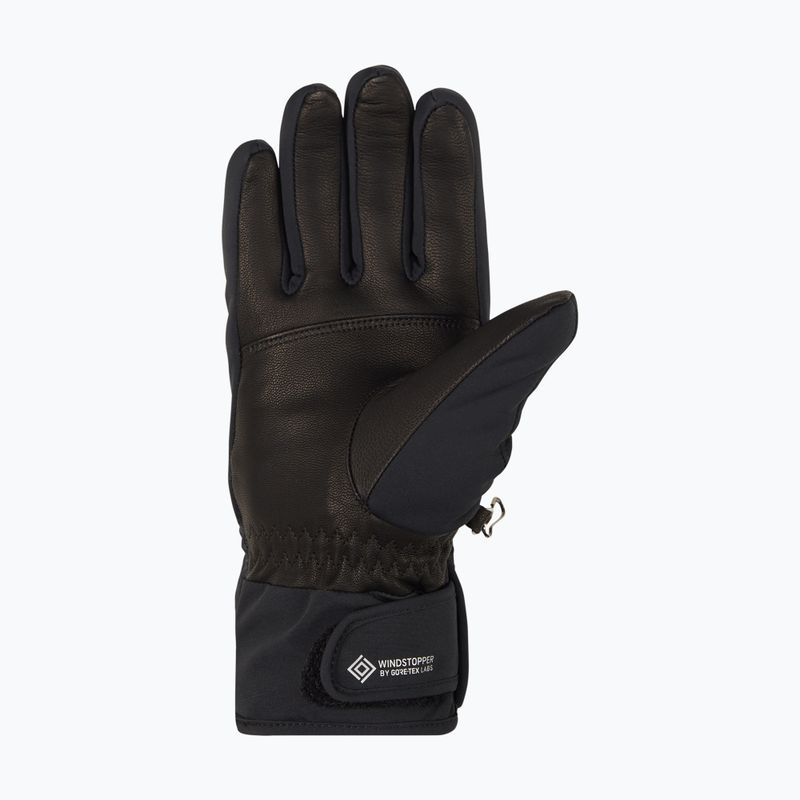 Dámske lyžiarske rukavice ZIENER Karoi WS PR black/rose metallic 8