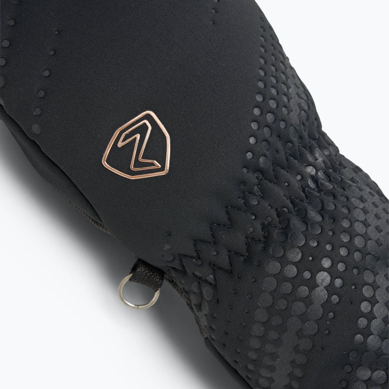 Dámske lyžiarske rukavice ZIENER Karoia WS PR Mitten black/rose metallic 4