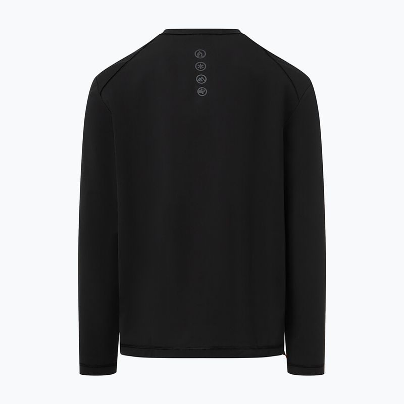 Pánska termoakčná mikina BOGNER FIRE+ICE Alejo 1/4 Zip black 2