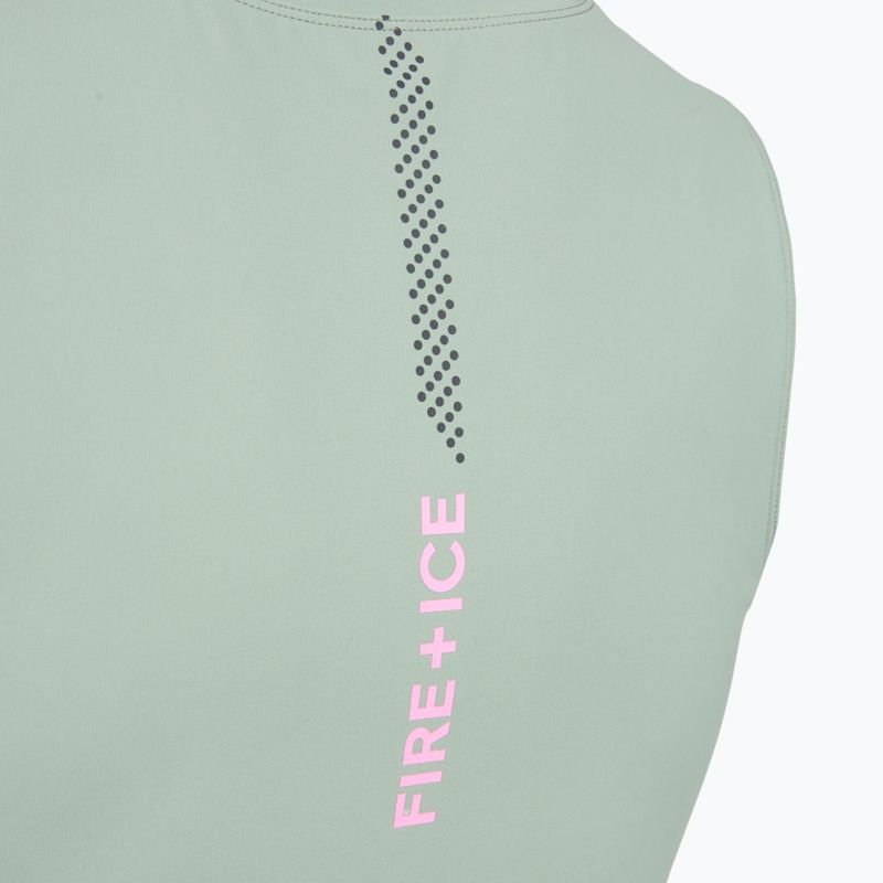dámske tréningové tričko BOGNER FIRE+ICE Caia 1/4 Zip eucalyptus 4