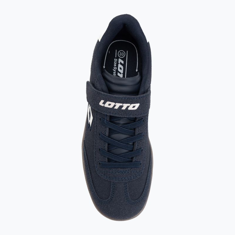 Detské topánky Lotto Vintal SC Kids navy/white 5