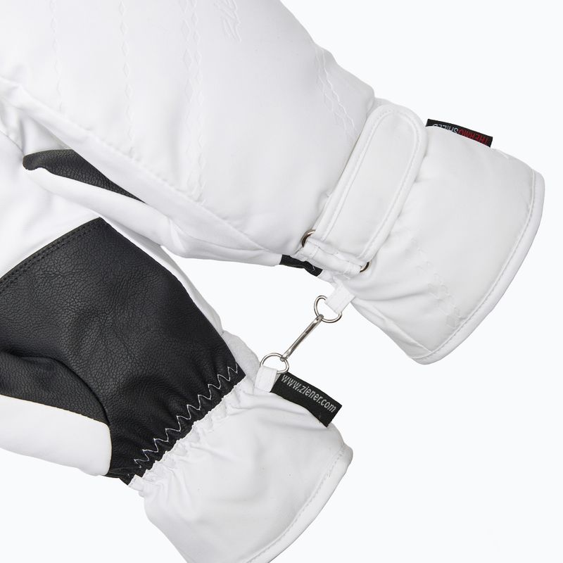 Dámske lyžiarske rukavice ZIENER Kevi-Z PR Mitten white 5