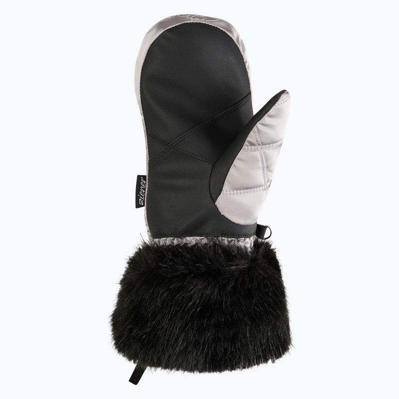 Dámske lyžiarske rukavice ZIENER Kwinzi-Z Mitten metallic silver 3