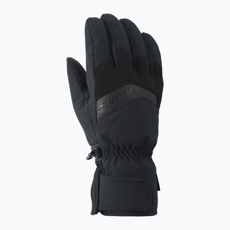 Lyžiarske rukavice ZIENER Gabino black/red 2