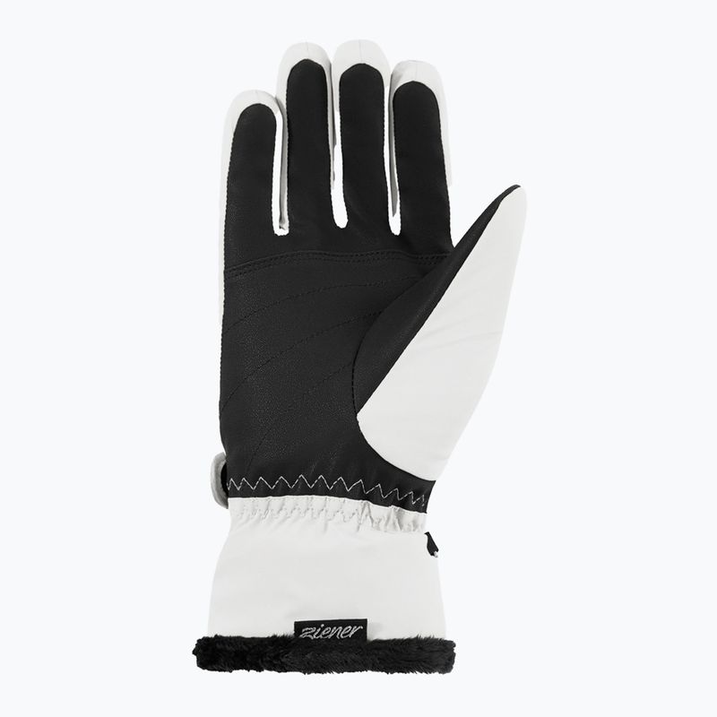 Dámske lyžiarske rukavice ZIENER Keaka-Z Aquashield PR white 3