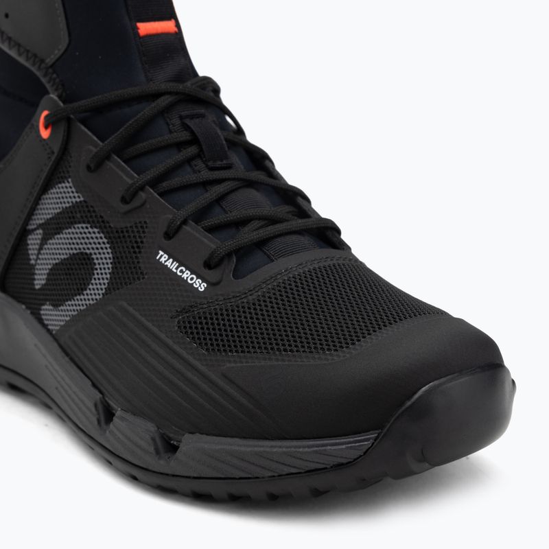 Pánske cyklistické topánky  adidas FIVE TEN Trailcross GTX core black/grey three/solar red 7