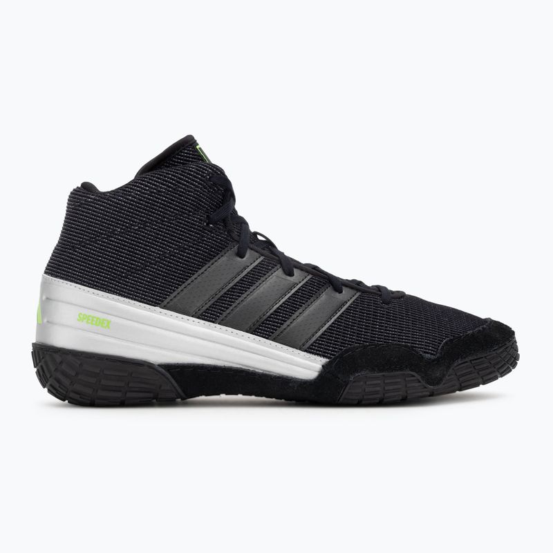 Boxerské topánky adidas Speedex core black/lucid lemon 2