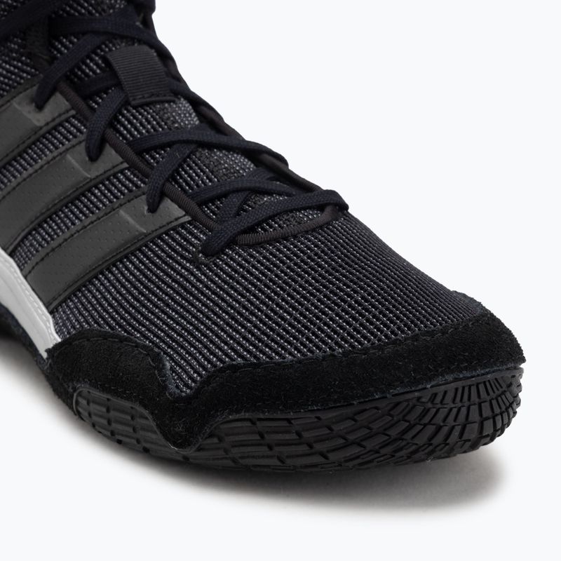Boxerské topánky adidas Speedex core black/lucid lemon 7