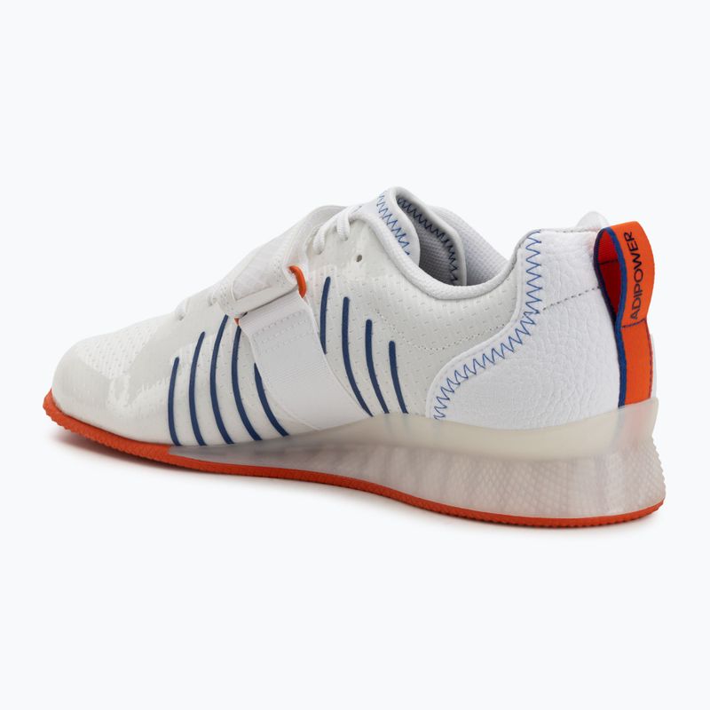 Vzpieračské topánky adidas Adipower Weightlifting III Footwear white/dark blue/royal blue 3