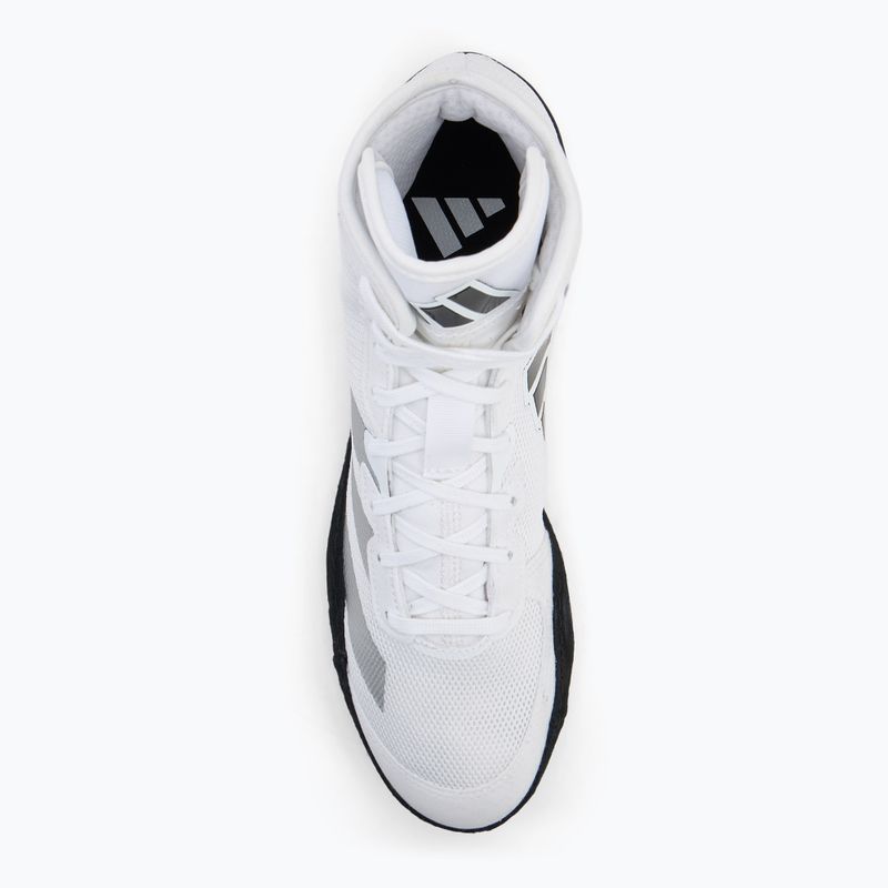 Boxerské topánky adidas Adizero silver metallic/core black 5