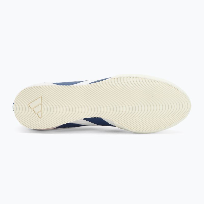 Boxerské topánky adidas Box Hog 4 white/navy 4