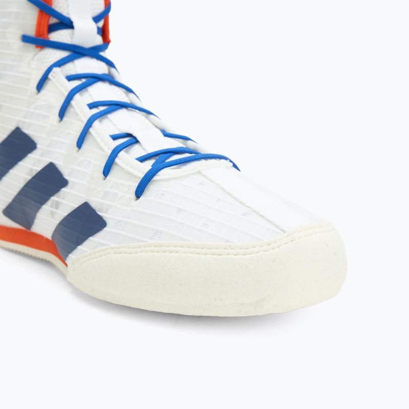 Boxerské topánky adidas Box Hog 4 white/navy 7