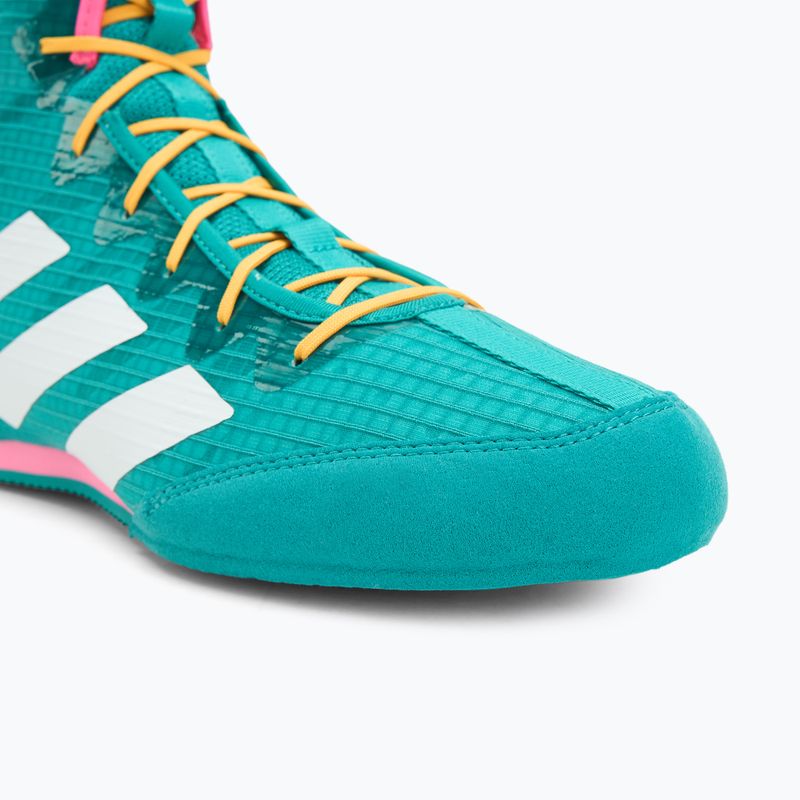 Boxerské topánky adidas Box Hog 4 turquoise 7