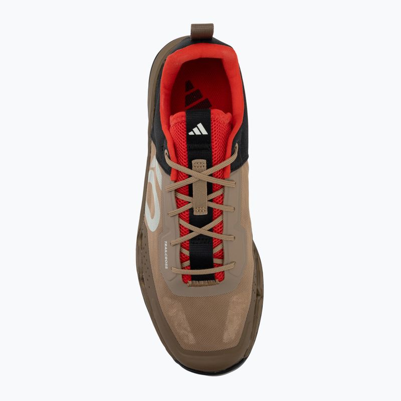 Pánske cyklistické topánky na platforme adidas FIVE TEN Trailcross LT cardboard/off white/core black 5