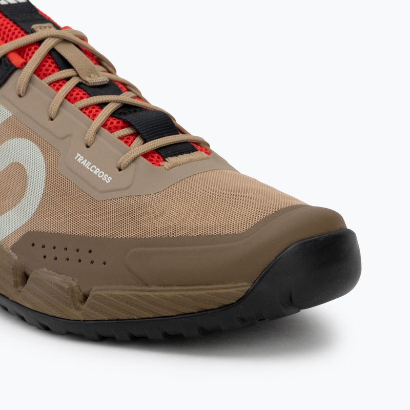 Pánske cyklistické topánky na platformové pedále adidas FIVE TEN Trailcross LT cardboard/off white/core black 7