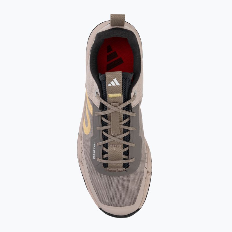 Dámske cyklistické topánky na platformové pedále adidas FIVE TEN Trailcross LT wonder taupe/ice tangerine/carbon 5
