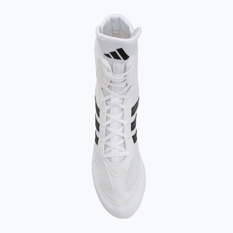 Boxerské topánky adidas Box Hog II white/black 5