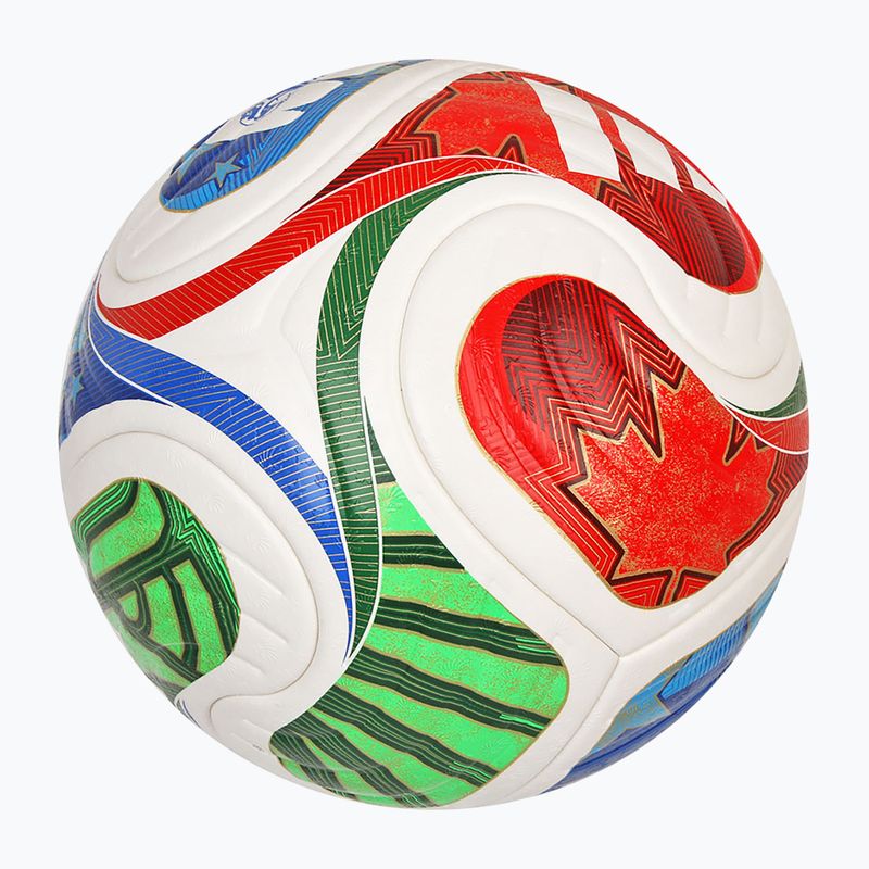 Futbalová lopta adidas Trionda Pro World Cup white/blue veľkosť 5 4