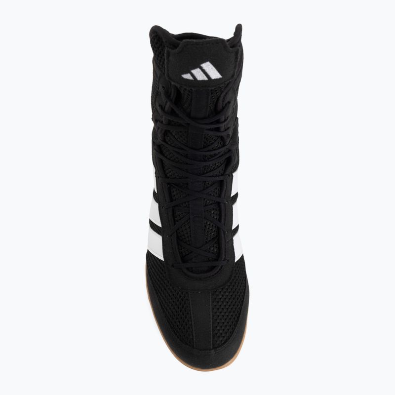 Pánske boxerské topánky adidas Box Hog Wide black/white 5