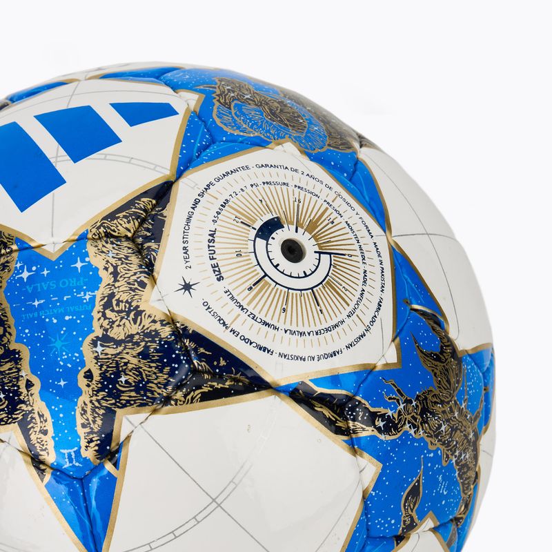 Futbalová lopta adidas UCL Pro Sala white/blue veľkosť 4 3
