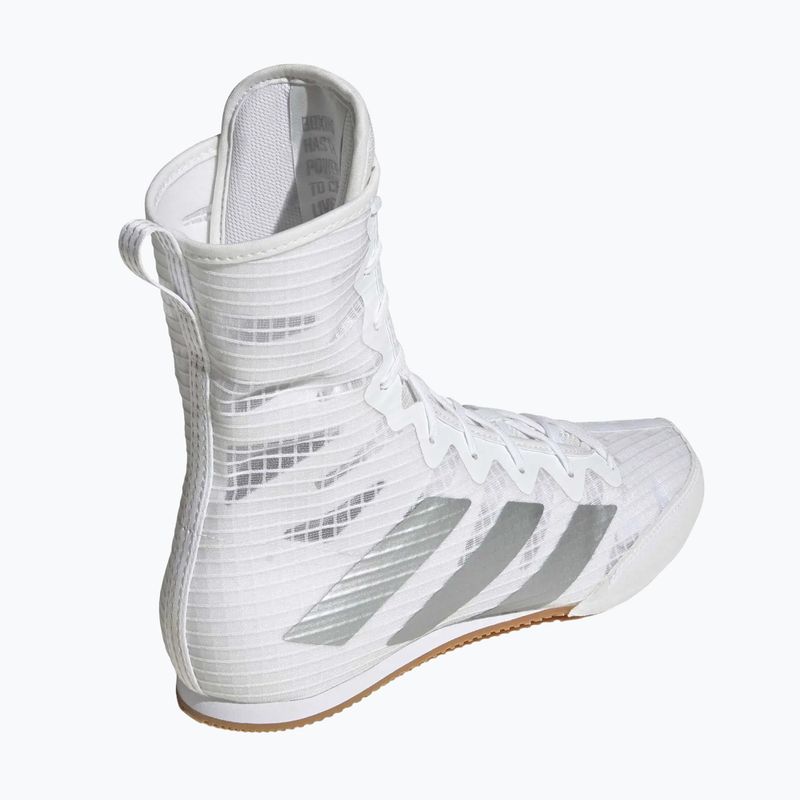 Boxerské topánky adidas Box Hog 4 white/silver 2