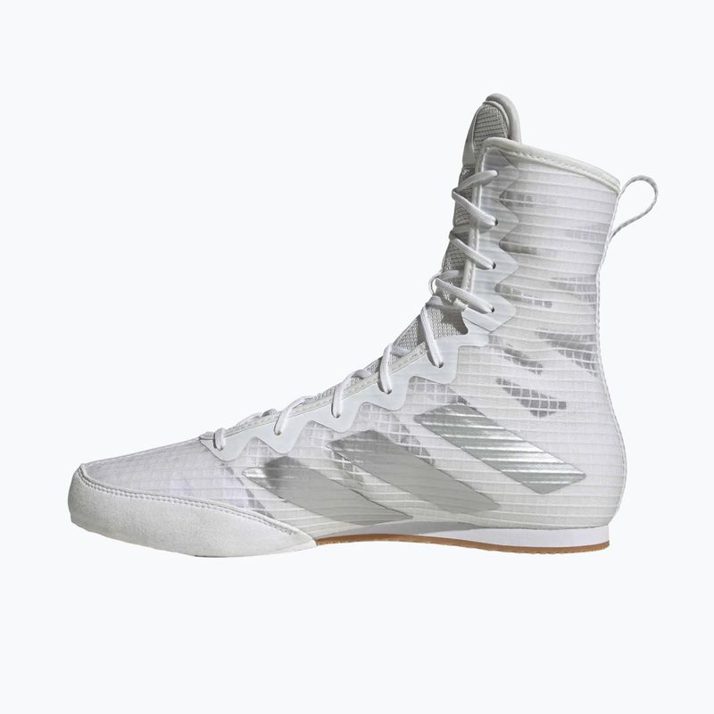 Boxerské topánky adidas Box Hog 4 white/silver 3