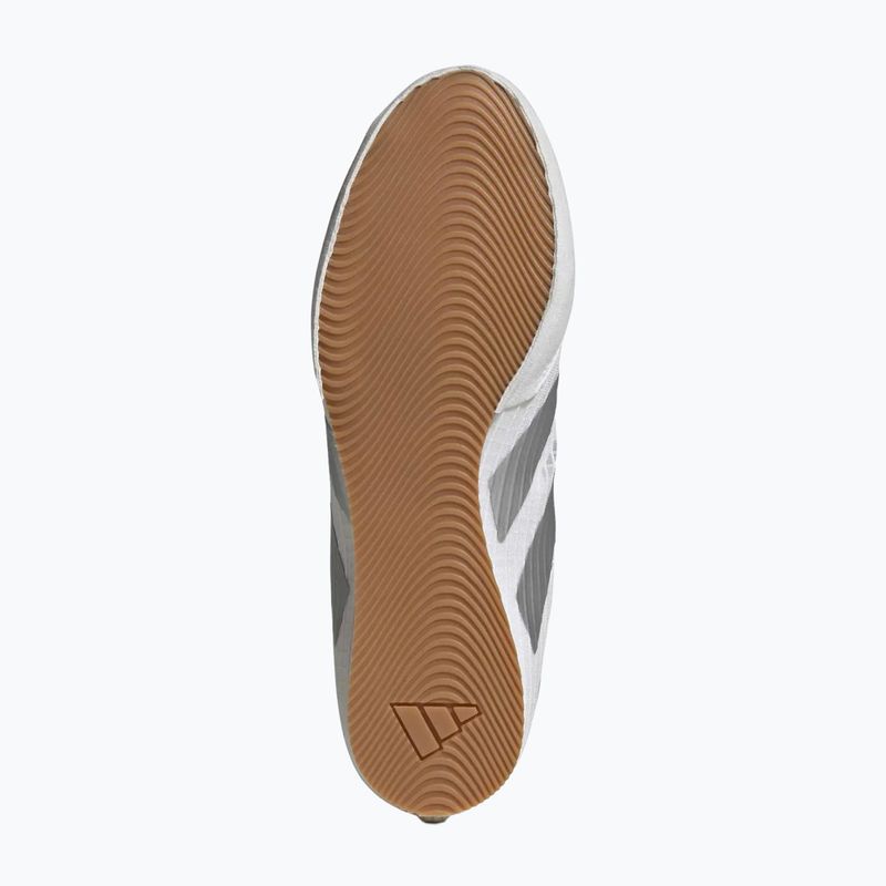 Boxerské topánky adidas Box Hog 4 white/silver 4