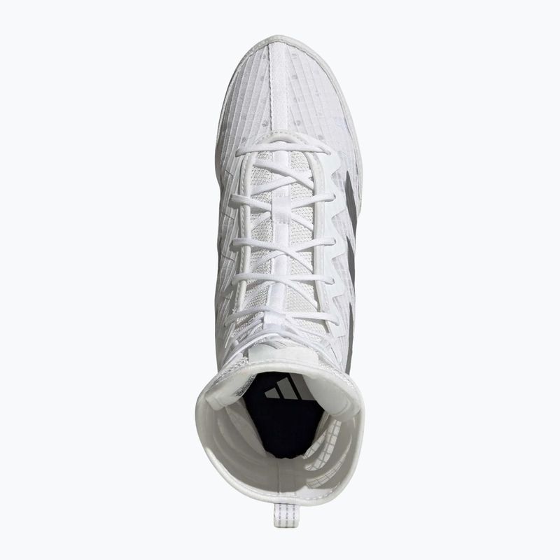 Boxerské topánky adidas Box Hog 4 white/silver 5