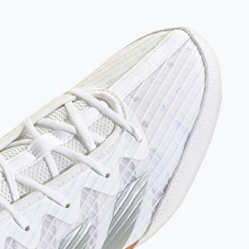Boxerské topánky adidas Box Hog 4 white/silver 6