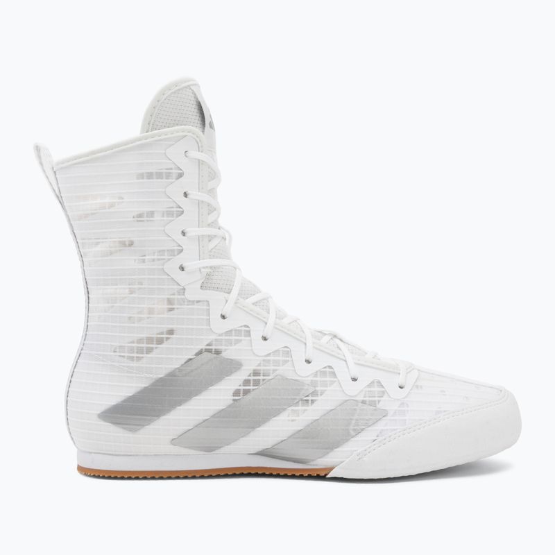 Boxerské topánky adidas Box Hog 4 white/silver 2