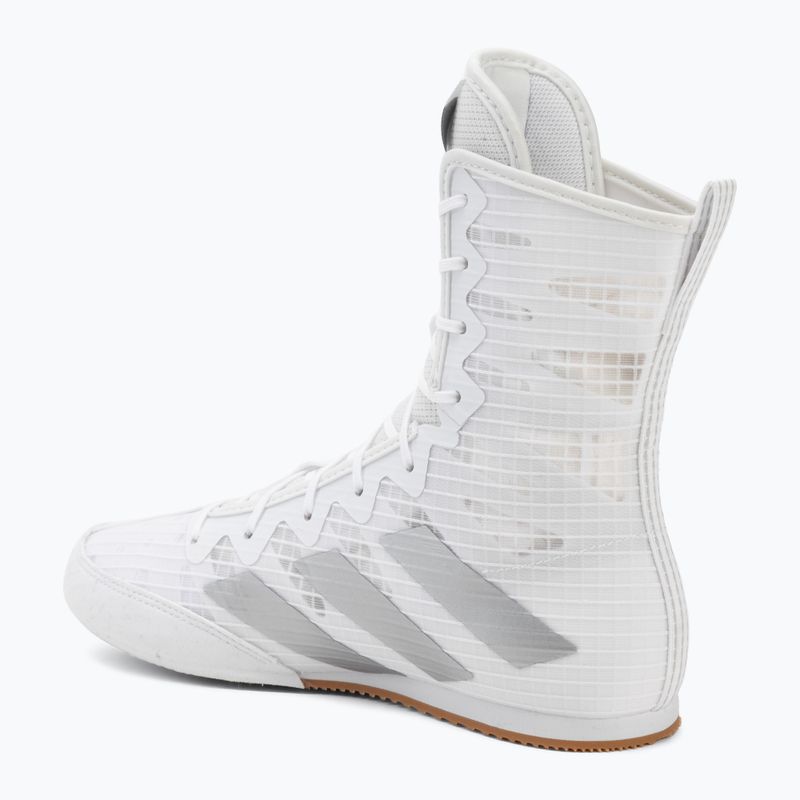 Boxerské topánky adidas Box Hog 4 white/silver 3