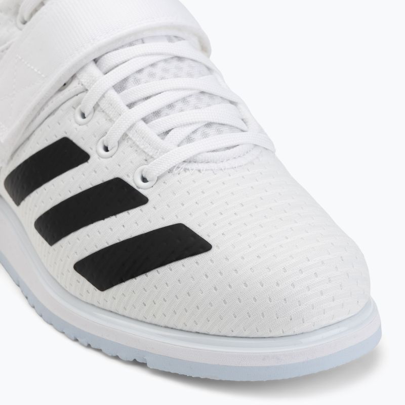 Topánky na vzpieranie adidas Powerlift 5 white 7