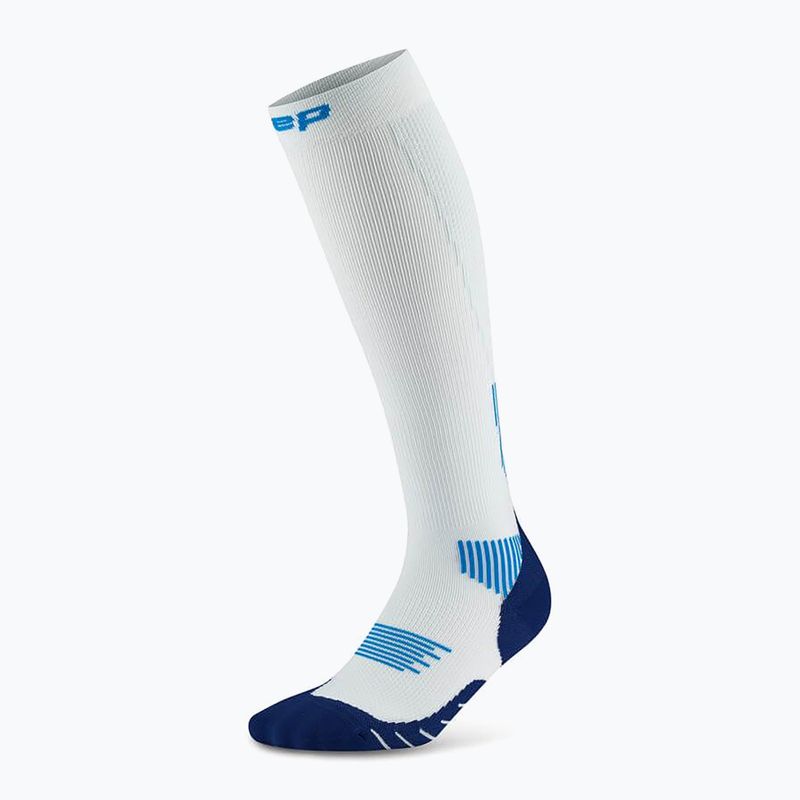 Dámske kompresné ponožky CEP Run Tall 5.0 ice/blue 2