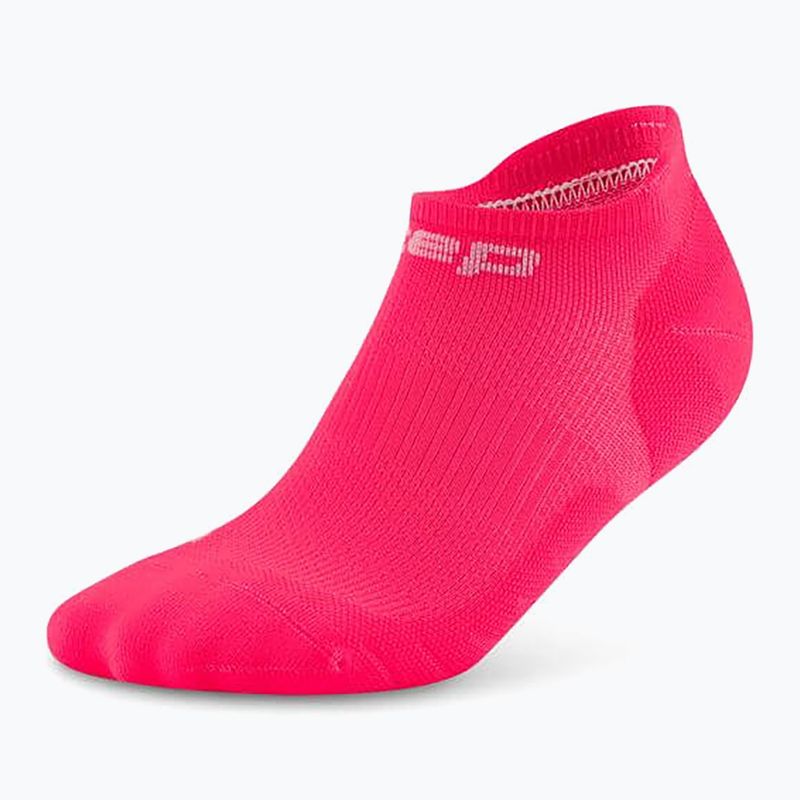 Dámske kompresné ponožky CEP Run No Show 5.0 pink 2