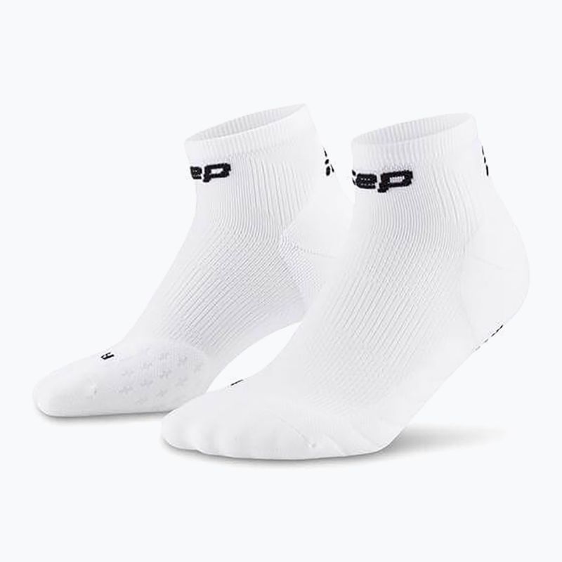 Dámske kompresné ponožky CEP Run Low Cut 5.0 white
